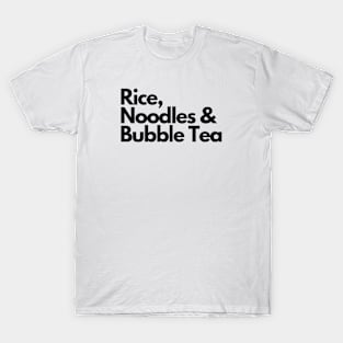 Rice Noodles Bubble Tea T-Shirt
